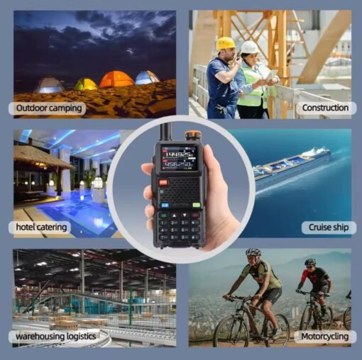 Handy BAOFENG UV5RH PRO, GPS, FRECUENCIMETRO, MULTIBANDA - Imagen 9