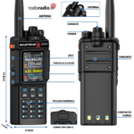 Handy Baofeng AR39 2025, 10 Watts, Pantalla Color - Imagen 12