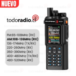 Handy Baofeng AR39 2025, 10 Watts, Pantalla Color