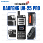 Baofeng UV-25 PRO MAX, RX BANDA AÉREA, FRECUENCIMETRO, MULTIBANDA - Imagen 2