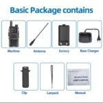 Handy BAOFENG UV5RH  FRECUENCIMETRO, MULTIBANDA - Imagen 6