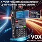 Handy BAOFENG UV5RH  FRECUENCIMETRO, MULTIBANDA