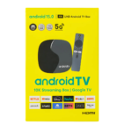 TV Box Android 15 XUPER TV, Netflix, Youtube, Amazon, Comandos de voz