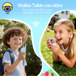 Walkie Talkie Con Videollamada Para Niños - Imagen 6